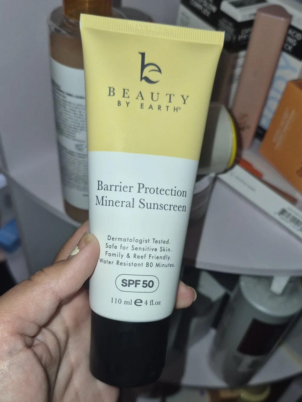Beauty By Earth Barrier Protection Mineral Sunscreen SPF 50 - Nwot